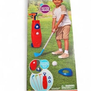 Play Day Jumbo Golf Caddy, 9 pieces Ages 3 and Up